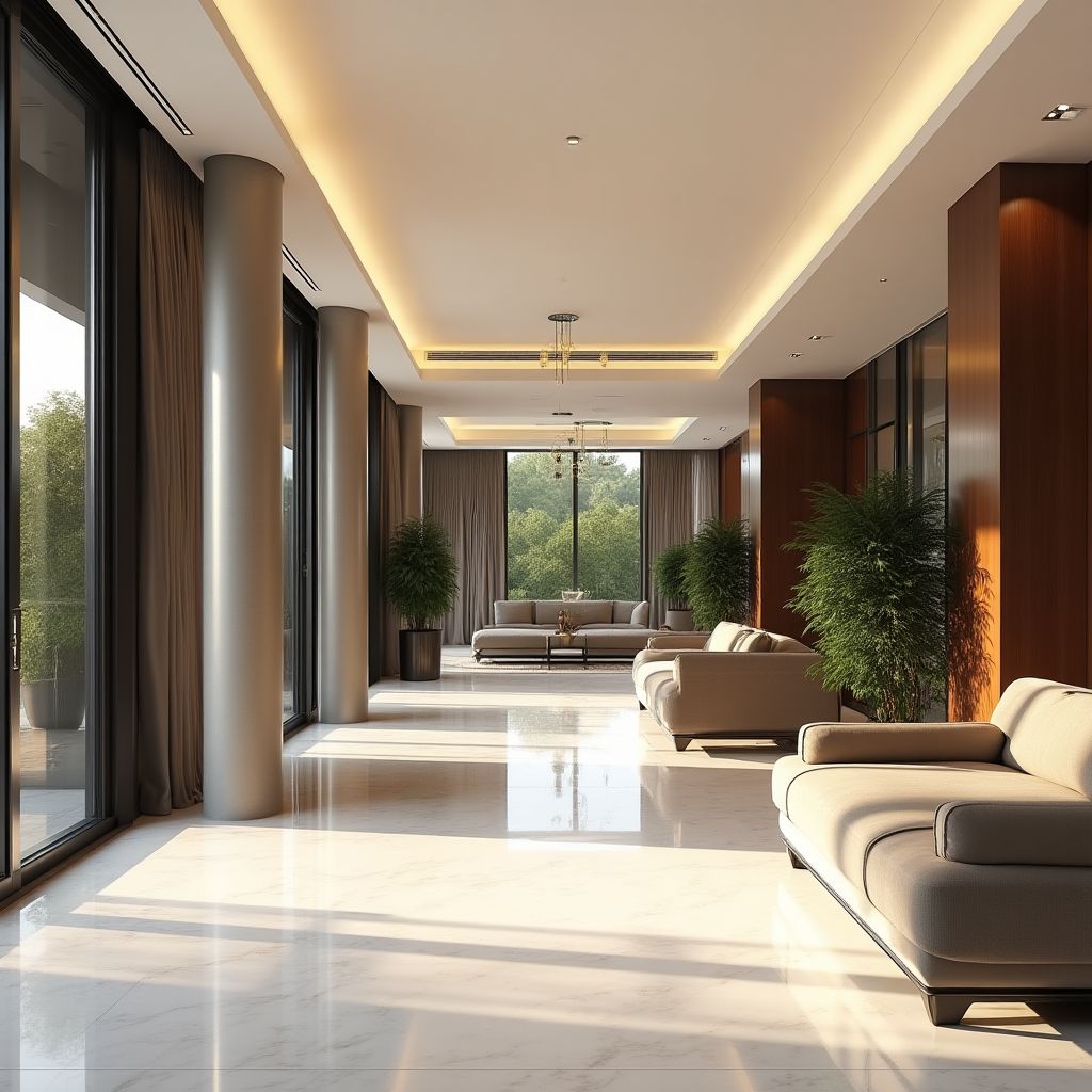 Proyecto de limpieza para complejo residencial de lujo
